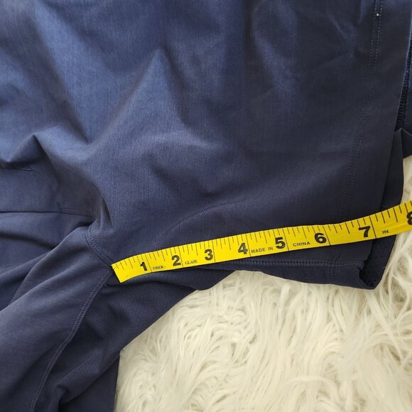 Fabletics The Franchise Shorts Mens XXL Blue 7” Lined Athletic Performance Gym - Picture 8 of 12